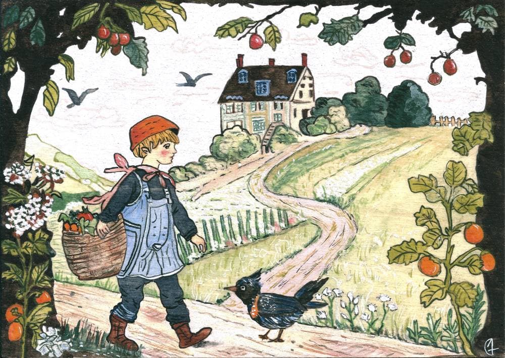 Market day - Painting for children room
