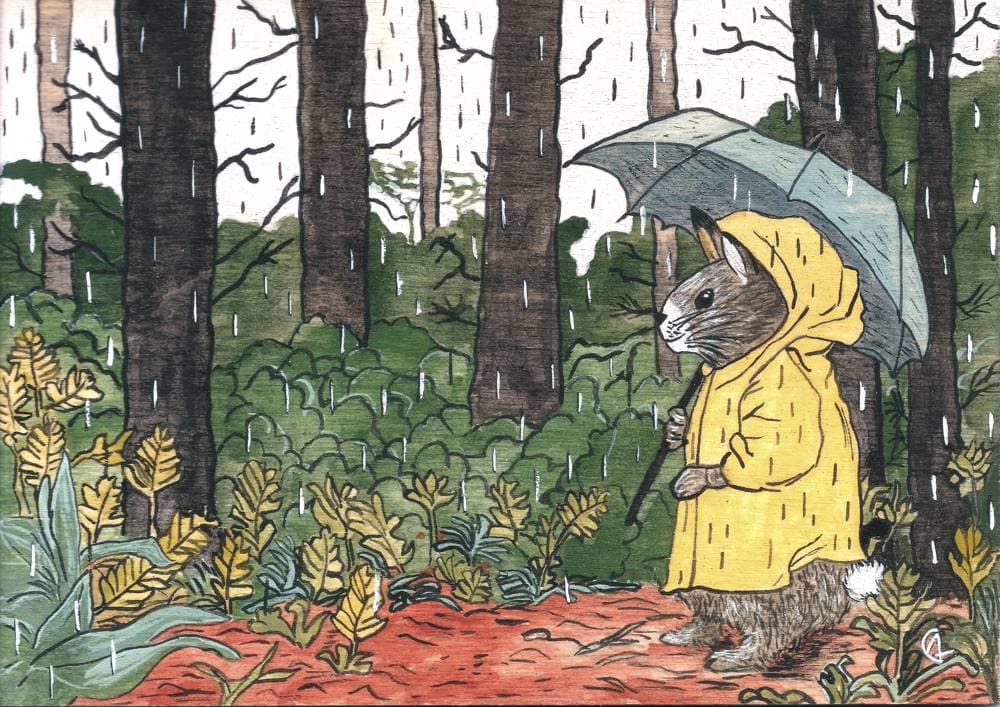 Forest scent - Painting for children room
